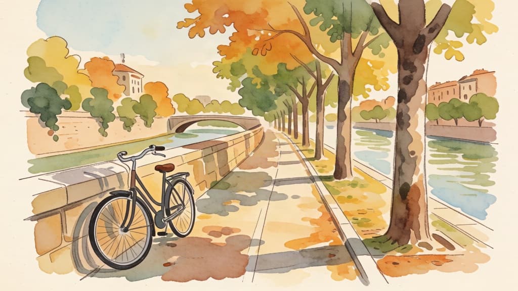 Un paseo junto al río