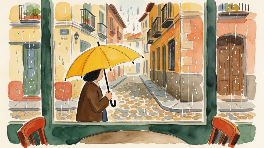 La tarde y el agua