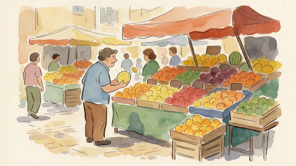 Au marché de Provence